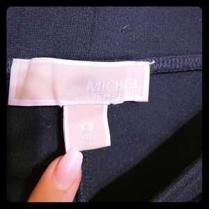 Michael Kors - navy work pants/pleated leggings